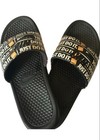 Nike Benassi Jdi Just Do It Black Orange Slide Sandals Men 