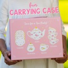 Porcelain Tea Set For Girls - White   Floral Tea Party Set For Kids I Complete C