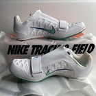 Nike Zoom Lj Long Jump 4 White Ombre Track Spikes Mens Size 9 415339-101  read 