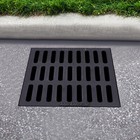 Cast Iron Drain Grate Outdoor Drain Cover Heavy Duty Sewer Cover To Block Debris