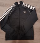 Adidas Unisex Youth Activewear Track Jacket Hunter Green  White Size Medium