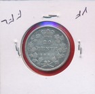Canada - 20 Cents 1858 - Cleaned Vf - Silver -  9364