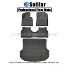 Tpe Floor Mats   Trunk Cargo Liners Set For 2021-2023 Hyundai Santa Fe 5 Seat