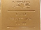 Vintage Dietzgen Mining Transit Book No  422 Copyright 1914 Unused 