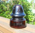 Nice Root Beer Amber Cd 162 Hemingray Signal Style Glass Insulator  s 