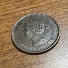 1859 Canada Large Cent Queen Victoria Au Brown