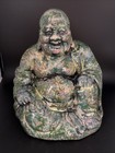 Vintage Chinese Ceramic Happy Buddha Statue  7 5 Inches Tall