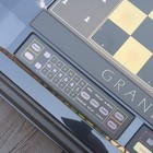 Milton Bradley Grand Master Electronic Chess Set W  Ac Adapter Black beige 1982