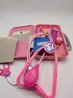 Vintage 2006 Fisher-price Medical Doctor Kit Pink Case Toy Stethoscope Syringe L