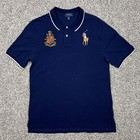 Polo Ralph Lauren Polo Shirt Youth Xl  18-20  Navy Blue Crested Big Pony Preppy