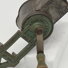 Vtg Lorraine Metal Mfg Co  Cast Iron Green Handheld Rotary Grater shredder