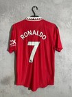Ronaldo Manchester United Authentic Home Football Shirt 2022 - 2023 Adidas Men M