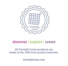 Harrisville Designs Friendly Loom Potholder Cotton Loops 10 Inch Pro Size Loops
