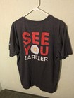 Large Wendy   s T Shirt    see You Earlier    Ncaa Employee Barco Gray Size L