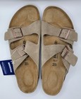 Birkenstock Arizona Bs  Leather Suede Taupe Color  Regular Wide