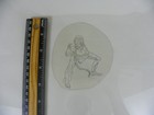 Vintage 90 s Acetate Stencil   Eddie   Tattoo Stencil 