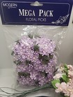 New Vtg Modern Romance Mega Pack Floral Picks Lavender Pink 4 Bags 2 Bunches 