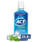 Act Restoring Anticavity Fluoride Mouthwash  Cool Mint  33 8 Fl   Pack Of 3  