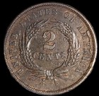 1864 2c Large Motto Bn - Jam170