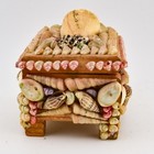 Shellwork Souvenir Jewelry Coffin Box Sailor s Valentine