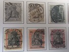 Set Of Old German Stamps Scott  111 -  114  Used   112 Mint Hinged