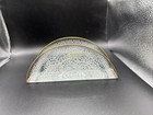 Vintage Mid-century Lausitzer Glas Thermoform Op Art Glass Napkin Holder