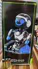 Vivitar Interactive Action Robot Steam Learning Black blue New Open Box W batts