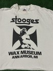Vintage 90s Iggy And The Stooges Wax Museum Cropped T Shirt Sz L Iggy Pop Rare