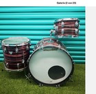 1968 Ludwig Standard Ruby Red Strata Drum Set 20 12 14 Vintage