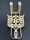 Antique Brass   Iron Fireplace Trivet-pot   Kettle Stand-vintage