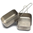 Original Dutch Army Stainless Steel Mess Tins Mess Kit Cooker Military Bushcraft