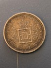 India Portuguese 1 Rupia 1881 Silver Km312 Lu  z I Calcutta 