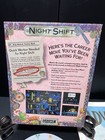 Vintage Commodore 64 128 Night Shift Game Lucasfilm 1990 Rare Complete In Box