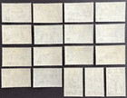 Solomon Islands 1956-60 Set Of 17 Stamps Mh Og Scott  89-105 Queen Elizabeth Ii
