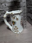 Vintage German Puzzle Beer Stein With Coat Of Arms And Nude Lithophane Cup Mug