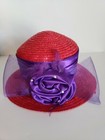 Women s Medium Brim Church  Kentucky Derby  Sun Hat - Satin   Lace   Straw