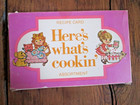 Vintage Current Here   s What   s Cookin Recipe Cards 51 Cards  4 Designs   117