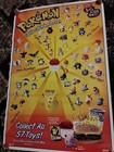 1999 Burger King Pokemon Poster Big Kids Meal Toy Promotional Ad 22x32 Vintage