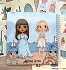Paper Dolls Set -reusable Dress Up Play Set With Accessories Book For Kids