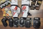 Hockey Equipment Easton Bag Nike Bauer Pads Sz-m Helmet Sz-l Skates Sz-9r   More