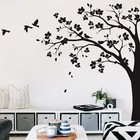 Contemporary Tree Wall Art With Birds And Blossoms  Ideal For Nursery Decor