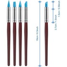 10x Silicone Rubber Clay Sculpting Tools Dotting Tool For Pottery Craft