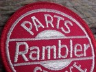 1960s Rambler Parts Service Patch Nos 3  Round American Motors Amc Exc 