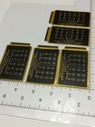 Lot Of 5 Vintage Electric Motor Nameplate Self Adhesive  nos 