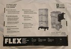Flex Fs1701 Stack Pack Dolly 250 Lb Capacity With 360   Casters