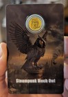 2026 Liberia Steampunk Owl 1 1000 Oz Gold Au Coin In Assay Card - 1 Of 9999