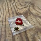 Rare Vintage Playboy Bunny Red Hot Air Balloon Pin Metal And Enamel Black