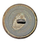 Civil War Dug Connecticut State Seal Button  Coat Size  Loaded With Gold Gilt