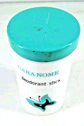 Vintage 1950 s Cara Nome Deodorant Stick Container Glass Bottle Empty Retro
