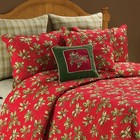 Mistletoe   Holly Full queen Quilt